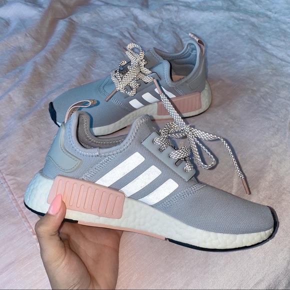 adidas nmd pink grey